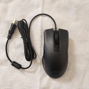 ASUS Black Wired Mouse with USB Connector